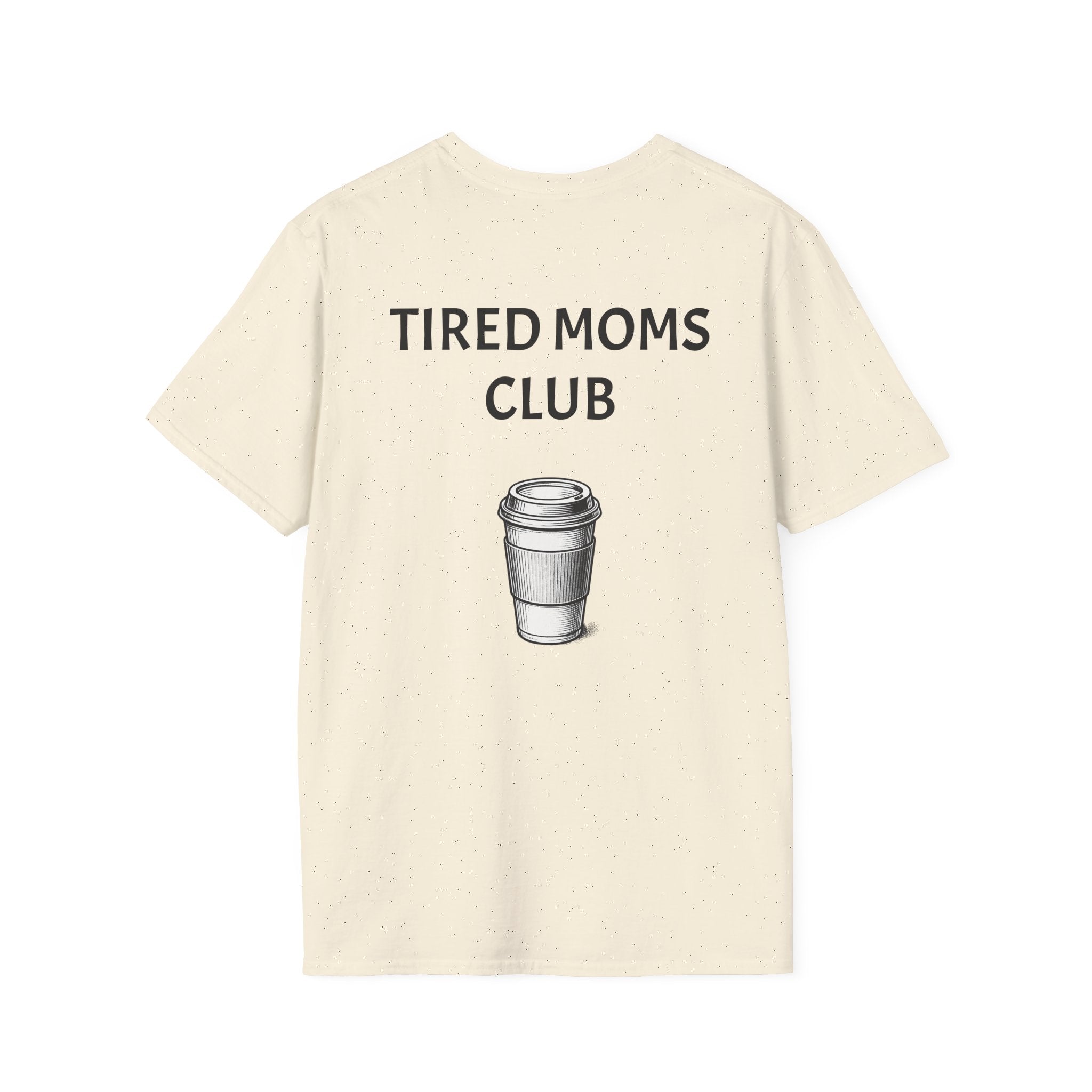 Tired Moms Club T-Shirt, Funny Mom Tee, Gifts for Mothers, Casual Wear for Moms, Relaxed Fit T-Shirt, Mother's Day Gift, Parenting Humor