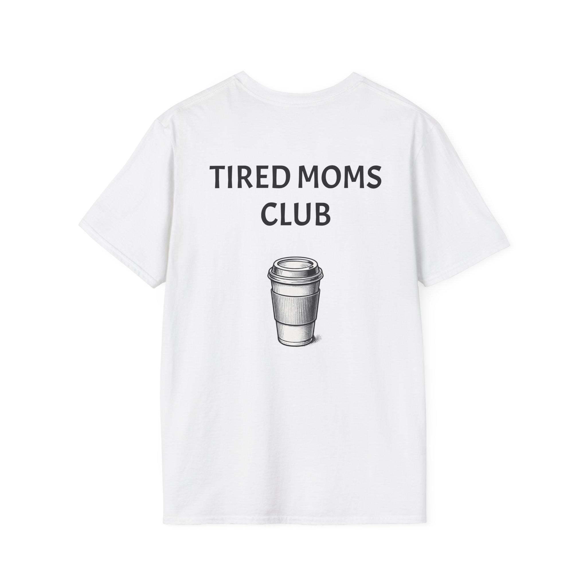 Tired Moms Club T-Shirt, Funny Mom Tee, Gifts for Mothers, Casual Wear for Moms, Relaxed Fit T-Shirt, Mother's Day Gift, Parenting Humor